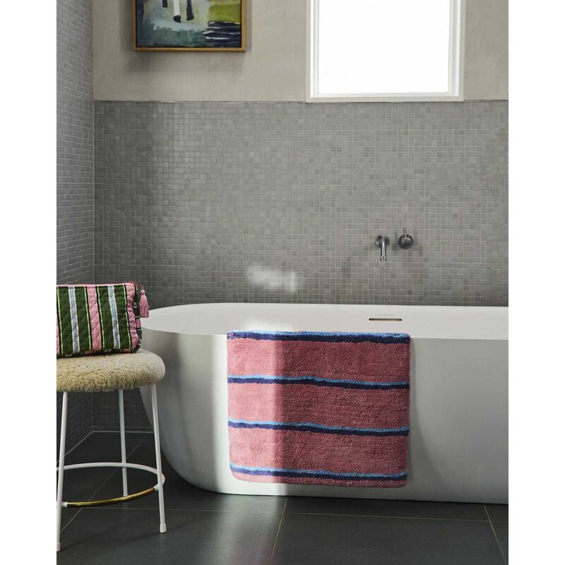 Kip&Co Blushing Stripe Bamboo Bath Mat image number 3